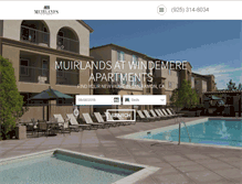 Tablet Screenshot of muirlands-apts.com